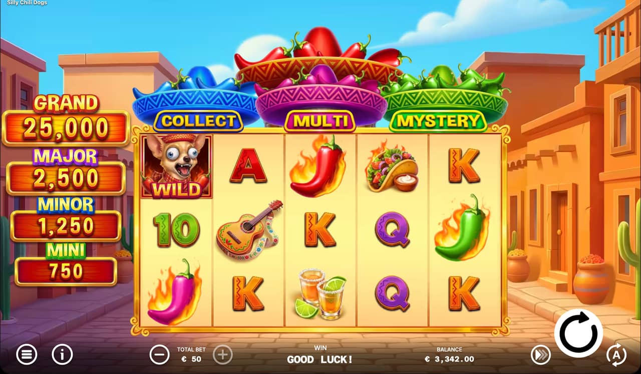 Silly Chili Dogs wild symbols substituting during a high-volatility spin Silly Chili Dogs wild symbols substituting during a high-volatility spin